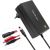 Qoltec Automatic charger for AGM GEL STD batteries | 12V charger | 2A | 24W | 5.5x2.1 | 1.8m cable Akumulatoru lādētāji, starteri