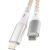 Qualo QCS-CC-00 Kvēlojošs Kabelis USB-C / 1m / 3A Data USB kabeļi