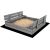 Springos Premium koka smilšu kaste SBP120SET01X 120 x 120 cm komplekts Smilšu kastes