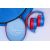 Austiņas PowerLocus Bluetooth Headphones Tiger BLUE/RED ANC Austiņas