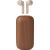 Austiņas Lexon Speakerbuds Wireless Bluetooth Speaker Headphones Brown/Camel LA127C Austiņas