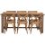 Dining set MONACO table and 6 chairs Комплекты мебели для столовой