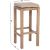 Bar stool MONACO 35x35xH70cm with cushion Комплекты мебели для столовой