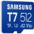 Samsung T7 microSDXC 512GB (blue) Jaunumi - Datori