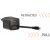 Swissten SlideCHARGE Tīkla Lādētājs GaN 45W USB-A 18W Ar ievelkamu USB-C vadu 0.75m melns Telefonu lādētāji 220v