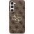 Guess PU 4G Metal Logo Case Aizsargapvalks priekš Samsung Galaxy S23 / bruns Neoriģinālie Maciņi