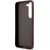 Guess PU 4G Metal Logo Case Aizsargapvalks priekš Samsung Galaxy S23 / bruns Neoriģinālie Maciņi