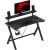 Biurko Huzaro Hero 1.9 RGB Black Gaming galdi