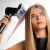 Cecotec Hair Dryer DryGlam Waves i-Sensor Pro 1600 W Number of temperature settings 4 Ionic function Black Diffuser nozzle Matu fēni