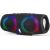Skaļrunis Gembird Bluetooth LED Speaker Black Bezvadu skaļruņi
