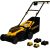 Stanley V20 cordless lawnmower 36Volt (2x18V) (black/yellow, 2x Li-ion battery 4.0Ah) Новинки Для дома и сада 