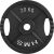 Gumijots svaru disks 50 mm TOD20 OLIMPIC PLĀKSNE MELNA 20 KG HMS Hanteles