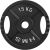 Gumijots svaru disks 50 mm TOD15 OLIMPIC PLĀKSNE MELNA 15 KG HMS Hanteles