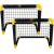 2 futbola vārtu komplekts ar tīklu 55x44x44cm UMBRO Для футбола