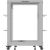 LANBERG OPEN RACK 19" 15U 600X600-1100 ADJUSTABLE GREY Серверы и компоненты серверов