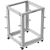 LANBERG OPEN RACK 19" 15U 600X600-1100 ADJUSTABLE GREY Серверы и компоненты серверов