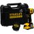 Stanley cordless impact drill (SFMCD716D1T-QW), 18 volts (black/yellow, Li-ion battery 2.0 Ah, Pro-Stack case) Новинки Для дома и сада 