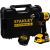 Stanley cordless drill/driver (SFMCD714D1T-QW), 18 volts (black/yellow, Li-ion battery 2.0 Ah, Pro-Stack case) Новинки Для дома и сада 