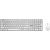 MSI FORGE K210 WIRELESS COMBO WHITE US Keyboard and Mouse Set Wireless Mouse included US White Клавиатуры