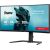 Iiyama G-Master GCB3484WQSU-B2 (86 cm (34 inches), black, UWQHD, VA, curved, dual mode, USB hub, 200Hz panel) Monitori
