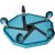 Hazet work seat 195N-4 blue/black, load capacity up to 150kg, height adjustable Новинки Для дома и сада 