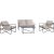 Garden furniture set KORO table, sofa and 2 armchairs Новинки Для дома и сада 