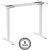 Adjustable Height Table Frame Up Up Bjorn II, White Biroja galdi