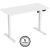 Adjustable Height Table Up Up Frigg White Biroja galdi
