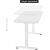 Adjustable Height Table Up Up Frigg White Biroja galdi