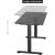 Adjustable Height Table Up Up Frigg Black Biroja galdi