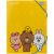 Elastīgā mape YES Line Friends A4 Dokumentu mapes