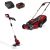 Einhell Cordless Lawn Mower Set GE-CM 18/30 + Grass Trimmer GE-CT 18 (red/black, Li-ion battery 4.0Ah) Новинки Для дома и сада 