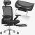 Fotel obrotowy Leadpro 8.7 Black Biroja krēsli