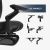 Fotel obrotowy Leadpro 8.7 Black Biroja krēsli