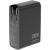Lādētājs Gembird 4-port 100W GaN USB Fast Charger LCD Black USB PD QC 3.0 Telefonu lādētāji 220v