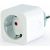 Viedā Rozete Gembird Smart Power Socket with Power Metering White Viedās lampas un spuldzes