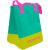 Termiskā soma Beach Fluo Lunche Bag asorti, zaļa/rozā//dzeltena/gaiši zila Aukstuma somas