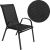 Springos Комплект садовых стульев 73 x 55,5 x 93 см, 4 шт. GF0117 Dārza mēbeļu komplekti