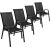 Springos Комплект садовых стульев 73 x 55,5 x 93 см, 4 шт. GF0117 Dārza mēbeļu komplekti