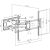 Maclean MC-482 TV Wall Mount Bracket for 60-120" Flat & Curved TVs up to 120kg Max. VESA 900x600 Swivel, Tilt and Rotate, Universal TV Mount TV Bracket Крепления для телевизоров