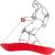 Restart Slideboard SLIDEBOARD with grip 70 x 20.5 cm red Jaunumi - Sports