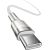 Baseus Cafule Metal Series Data Cable Datu kabelis USB-C - USB-C 100W 1m / balts Data USB kabeļi