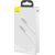 Baseus Cafule Metal Series Data Cable Datu kabelis USB-C - USB-C 100W 1m / balts Data USB kabeļi
