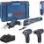 Bosch Powertools tool set 12Volt 5-piece, GOP + GSR + GDR + GSA + GLI (blue, 3x Li-ion battery 2.0Ah) Новинки Для дома и сада 