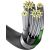 Baseus CALYS-C01 Superior Fast Charging Data Cable USB-Lightning Uzlādes un datu kabelis 2.4A 2m / melns Data USB kabeļi