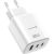 Swissten Edge Tīkla Lādētājs 2x USB-C PD 65W + USB-A QC 18W Balts Telefonu lādētāji 220v
