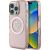 Guess IML Metal Mountain Logo MagSafe Case Aizsargapvalks priekš iPhone 16 Pro Max / rozā Neoriģinālie Maciņi