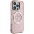 Guess IML Metal Mountain Logo MagSafe Case Aizsargapvalks priekš iPhone 16 Pro Max / rozā Neoriģinālie Maciņi