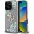 Case Guess Grained Roses Big 4G logo Aizsargapvalks priekš iPhone 16 Pro / violets Neoriģinālie Maciņi