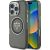 Guess IML Metal Mountain Logo MagSafe Case Aizsargapvalks priekš iPhone 16 Pro / melns Neoriģinālie Maciņi